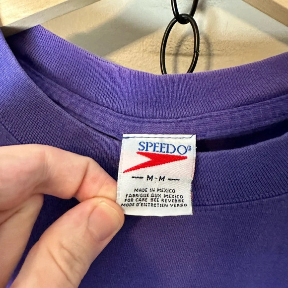 Vintage Speedo Spellout T-shirt Medium - Picture 3 of 6